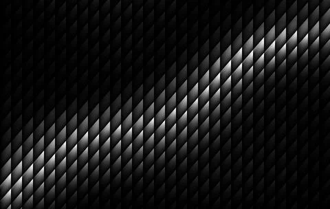 Vector silver radiant white and texture glass fractal with black surface Stock Illustration