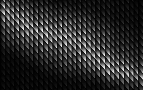 Vector silver radiant white and texture glass fractal with black surface Stock Illustration
