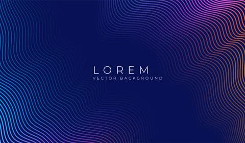 Vector simple background with color abstract wave Illustrazione stock