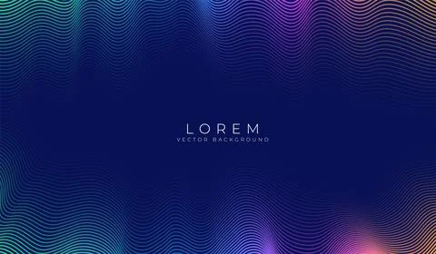 Vector simple background with color abstract wave 스톡 일러스트