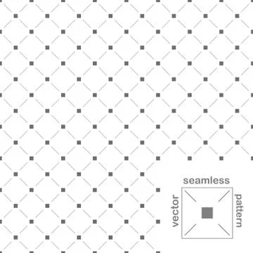 Vector simple geometric pattern. File contains original seamless Stock Illustration