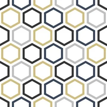 Vector simple geometric seamless pattern. Stylish abstract colorful infinity Stock Illustration