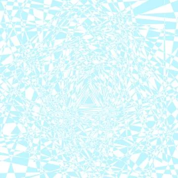 Vector of simple geometric shapes blue triangles randomly arranged 스톡 일러스트