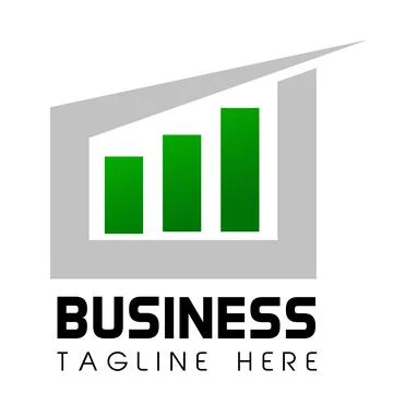 Vector Simple gradient Color Rectangle, arrow and bar Sign or Symbol Business 스톡 일러스트