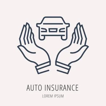 Vector Simple Logo Template Car Elements Free Stock Illustration