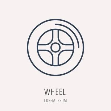 Vector Simple Logo Template Car Elements Free Stock Illustration