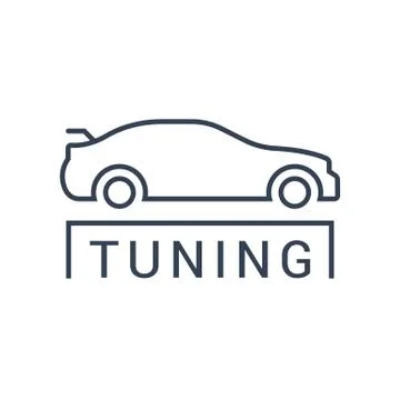 Vector Simple Logo Template Car Elements Free Stock Illustration