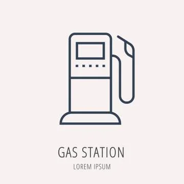 Vector Simple Logo Template Car Elements Illustrazione stock