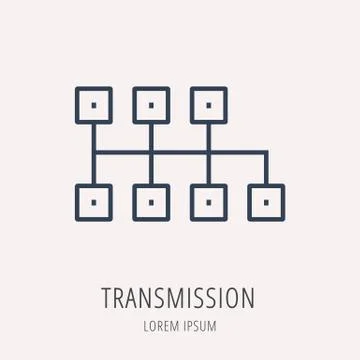 Vector Simple Logo Template Car Elements イラスト素材