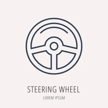 Vector Simple Logo Template Car Elements Free Stock Illustration