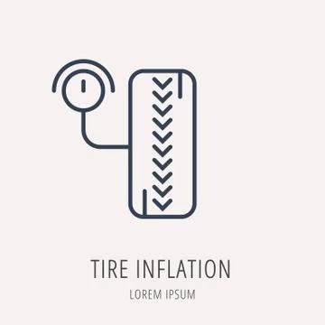 Vector Simple Logo Template Car Elements Gratis stockillustratie