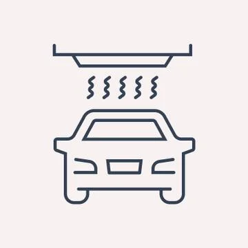 Vector Simple Logo Template Car Elements Illustrazione stock gratuita