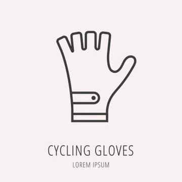 Vector Simple Logo Template Cycling Stock Illustration