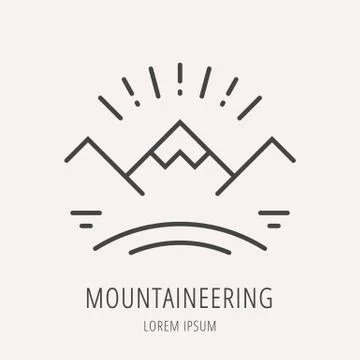 Vector Simple Logo Template Stock Illustration