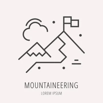 Vector Simple Logo Template Free Stock Illustration