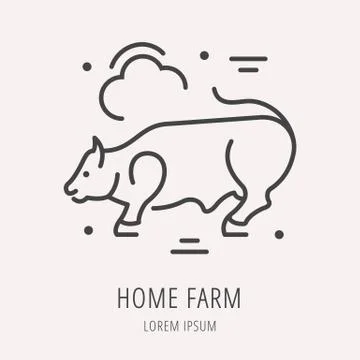 Vector Simple Logo Template Free Stock Illustration