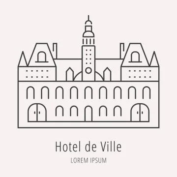 Vector Simple Logo Template Gratis stockillustratie