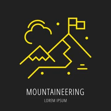 Vector Simple Logo Template Free Stock Illustration