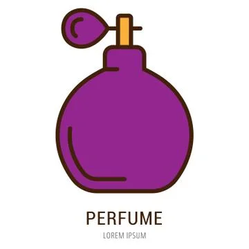 Vector Simple Logo Template Perfume Illustration gratuite