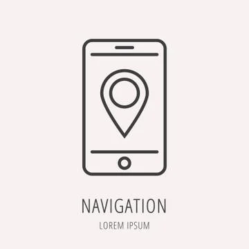 Vector Simple Logo Template Tourism Illustrazione stock