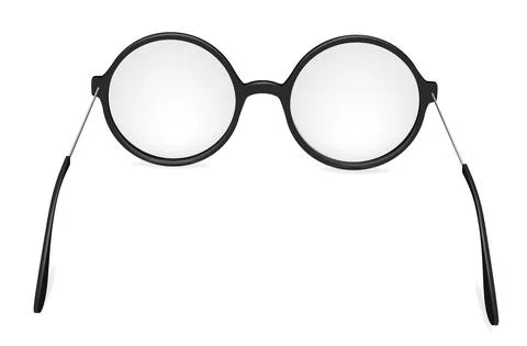 Vector simple round glasses, spectacles Stock-Illustration