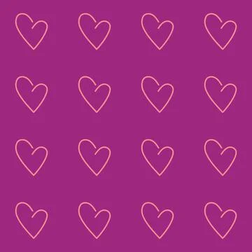 Vector simple seamless cute design in valentines to the day of lovers, weddings Stock Illustration