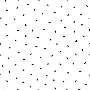 Vector simple seamless pattern. Black and white texture. Repeating abstract Stock Illustration