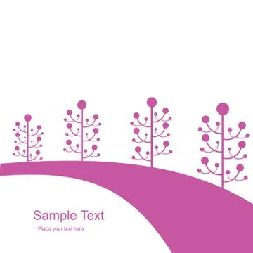 Vector simple tree 스톡 일러스트