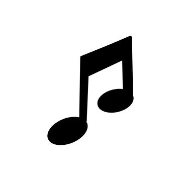 Vector sketch hand drawn note silhouette, line art Stock Illustration