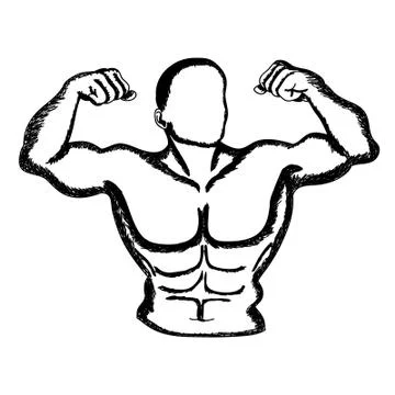 Vector sketch of a man. Stock-Illustration