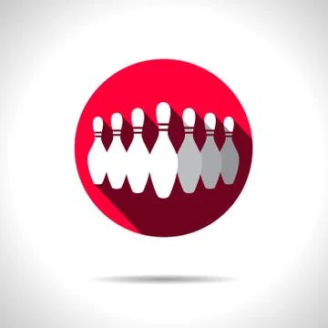 Vector skittles icon. Eps10 Stock Illustration