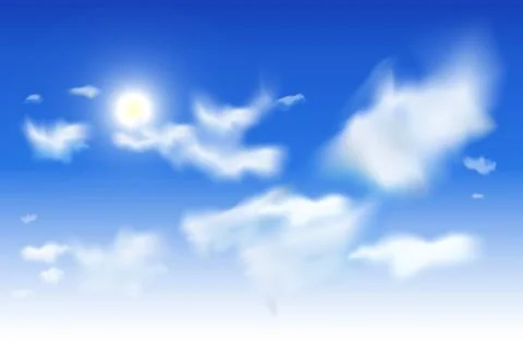 Vector sky background Illustrazione stock