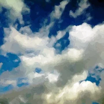 Vector sky background Stock Illustration