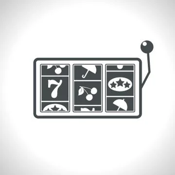 Vector slot icon. Eps10 Stock Illustration