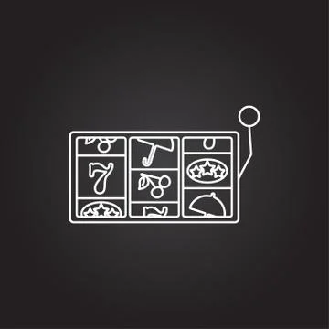 Vector slot icon Stock Illustration