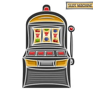 Vector Slot Machine Stock Illustration
