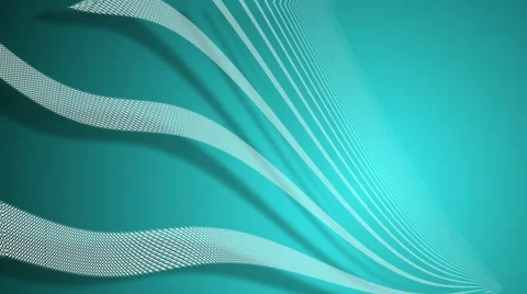 Vector slowly rippling stripes on a teal background. 4K animation loop. Video stock 62435370