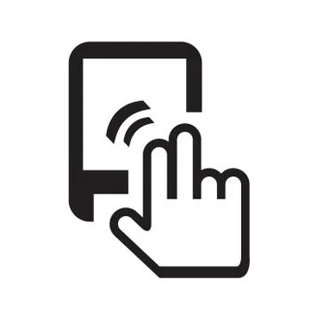 Vector smart phone and tablet icon Stock-Illustration