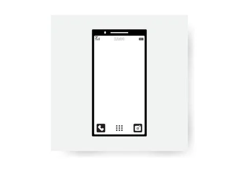 Vector smart phone Stock Illustration