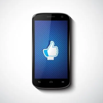 Vector Smart Phone. Stock Illustration