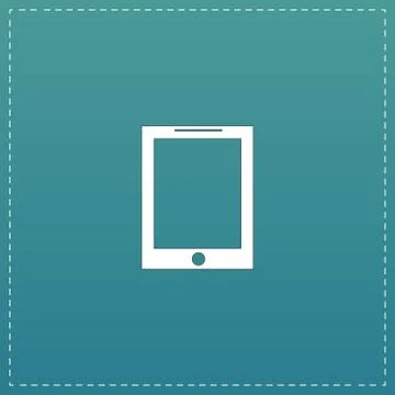 Vector smart tablet icon Stock Illustration