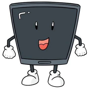 Vector of smartphone cartoon Stock Illustration