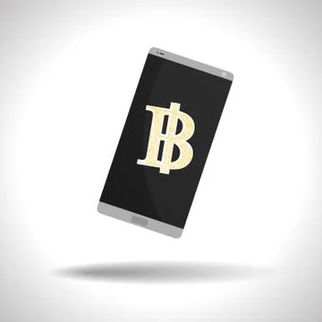 Vector : Smartphone with electronic circuit in dollar sign Stock Illustration