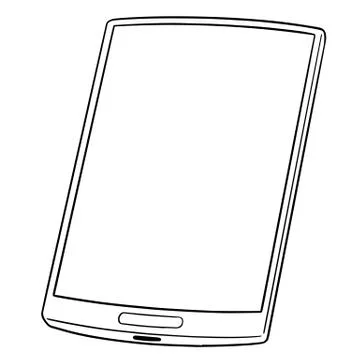 Vector of smartphone Stock Illustration