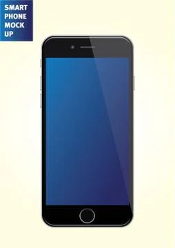 Vector smartphone mock-up Stock-Illustration