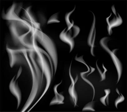 Vector smoke Stock Illustration