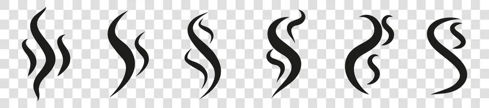 Vector smoke set special effects template. Stock Illustration