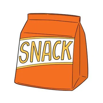Vector of snack Illustrazione stock