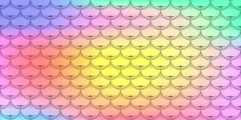 Vector snake pattern. Colored dragon scale. Fish texture. Colorful skin bac.. Stock Illustration