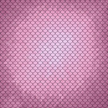 Vector snake pattern. Pink dragon scale. Fish texture. Pink skin background.. Stock Illustration